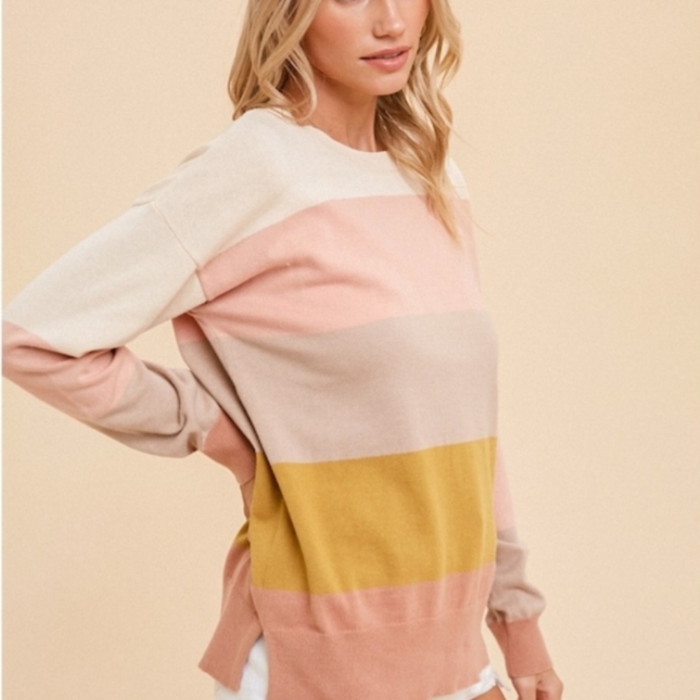 Hem & Thread Colorblock Sweater - Picture 3 of 7